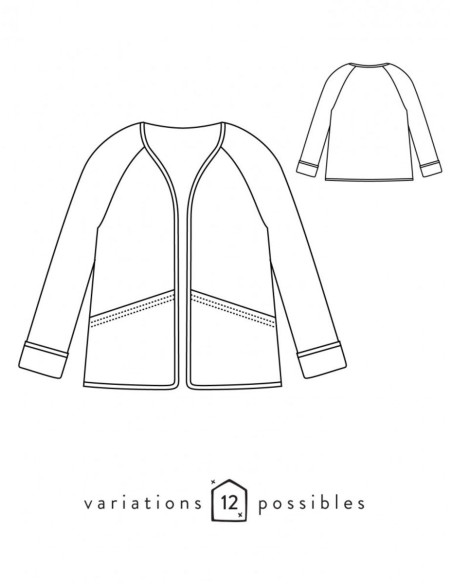 Absolu jas patroon - Atelier Scämmit