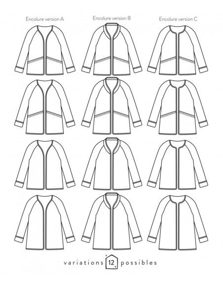 Absolu jas patroon - Atelier Scämmit