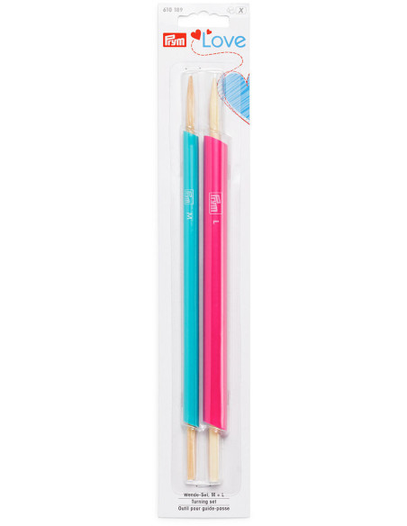 Gereedschap voor doorvoer M en L - Fuchsia en mintgroen