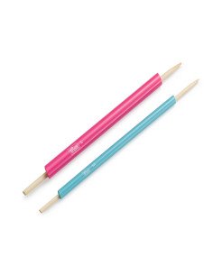 Gereedschap voor doorvoer M en L - Fuchsia en mintgroen 2