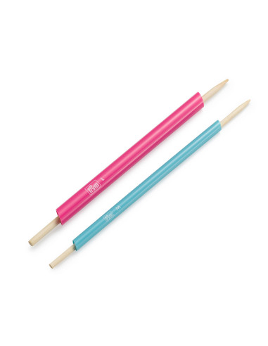 Gereedschap voor doorvoer M en L - Fuchsia en mintgroen
