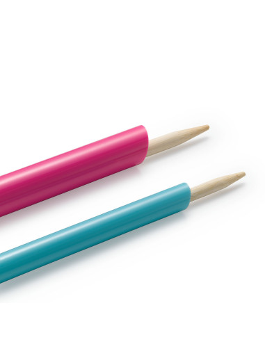 Gereedschap voor doorvoer M en L - Fuchsia en mintgroen