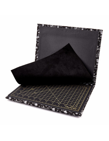 4-in-1 strijk- en snijmat black edition