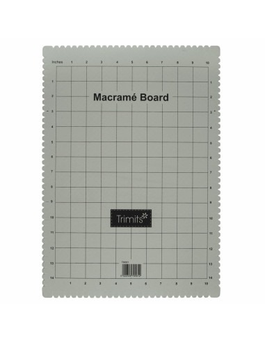 Macramé plank 29,7 x 42 cm
