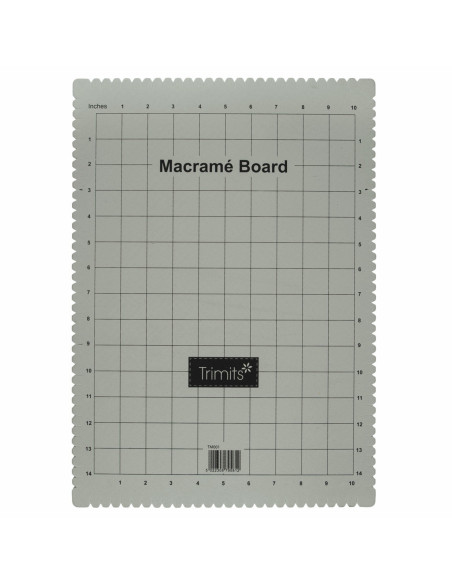 Macramé plank 29,7 x 42 cm