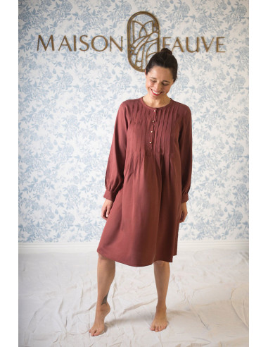 Jurkpatroon, blouse Atlas - Maison Fauve