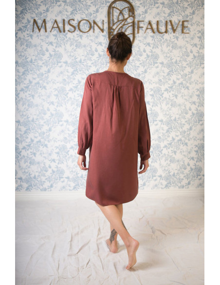 Jurkpatroon, blouse Atlas - Maison Fauve