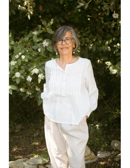 Jurkpatroon, blouse Atlas - Maison Fauve
