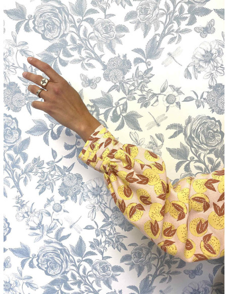 Jurkpatroon, blouse Atlas - Maison Fauve