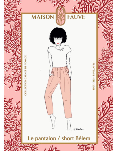 Pantalonpatroon Belem - Maison Fauve