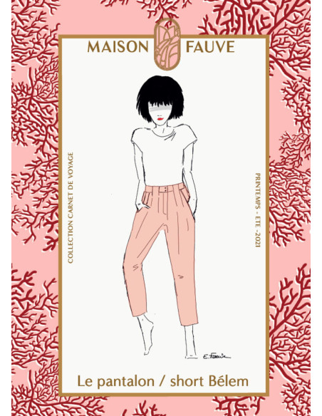 Pantalonpatroon Belem - Maison Fauve