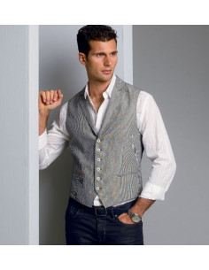 Vest patroon - Vogue 8987
