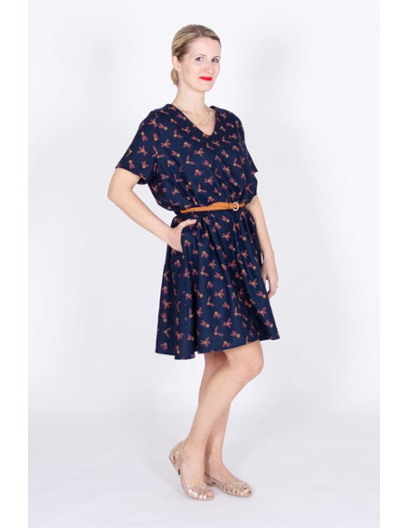 Hoog patroon, Cinderella-jurk - I am patterns