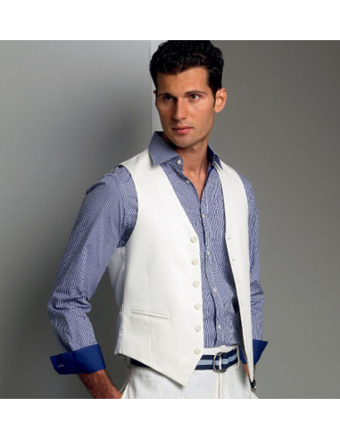 Vest patroon - Vogue 8987