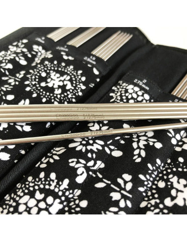 ChiaoGoo metalen set met dubbele punten breinaalden