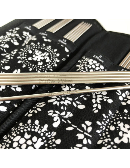 ChiaoGoo metalen set met dubbele punten breinaalden