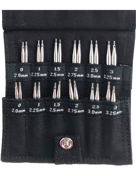 ChiaoGoo Shorties Mini rondbreinaalden set