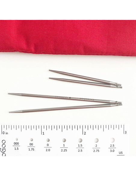 ChiaoGoo Shorties Mini rondbreinaalden set
