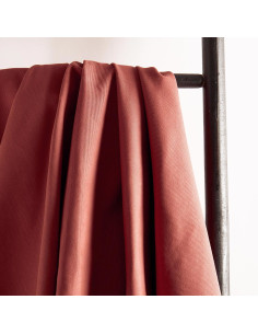 Katoenen gabardine stof Chestnut - Atelier Brunette