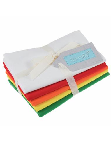 Set van 5 Fat Quarter-coupons - Lente