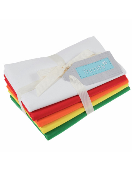 Set van 5 Fat Quarter-coupons - Lente