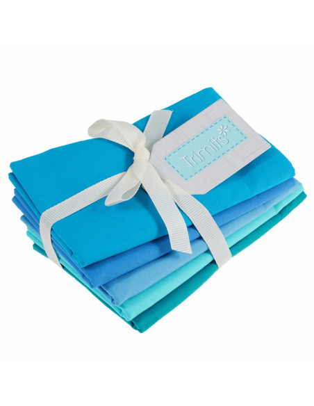 Set van 5 Fat Quarter-coupons - Seaside
