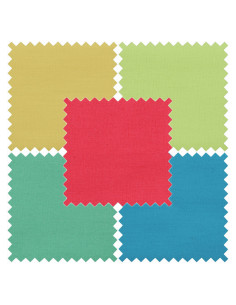 Set van 5 Fat Quarter-coupons - Brights 2