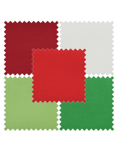 Set van 5 Fat Quarter-coupons - Feestelijk