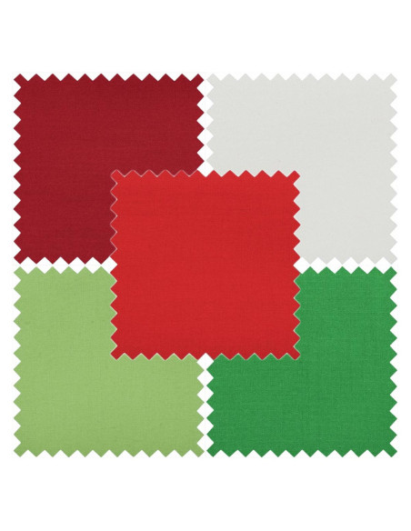 Set van 5 Fat Quarter-coupons - Feestelijk
