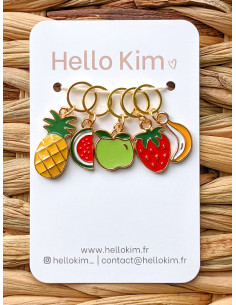 Set van 5 stekenmarkeerders - Fruitig