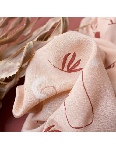 Viscose stof Sandstorm Blush - Atelier Brunette