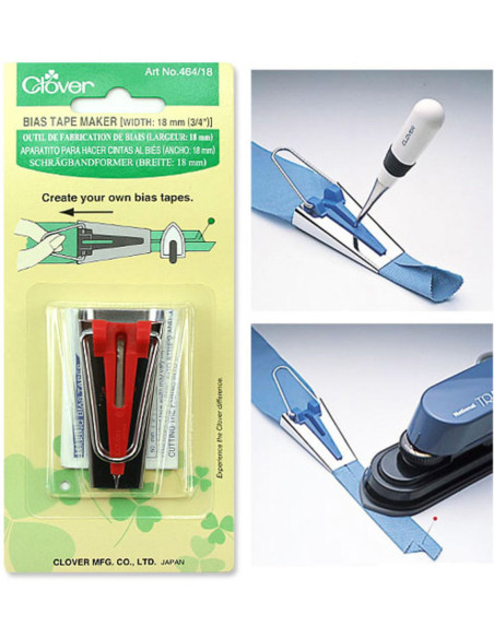 Clover biaisbandmaker 18 mm