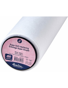 Fijne witte thermische non-woven tussenvoering