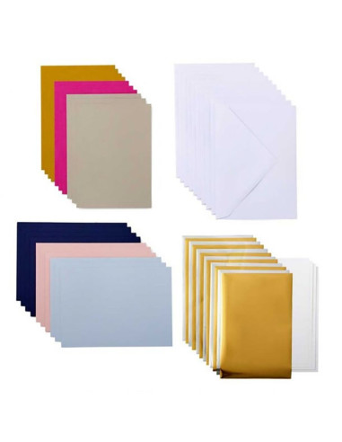 Set van 10 kaarten met enveloppen R30 speciale Foil Cricut