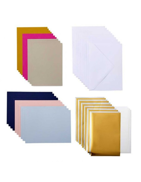 Set van 10 kaarten met enveloppen R30 speciale Foil Cricut