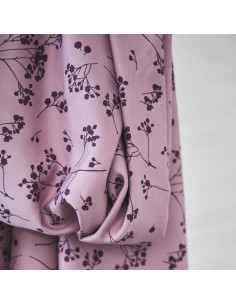 Viscose keperstof - Lila Stengels