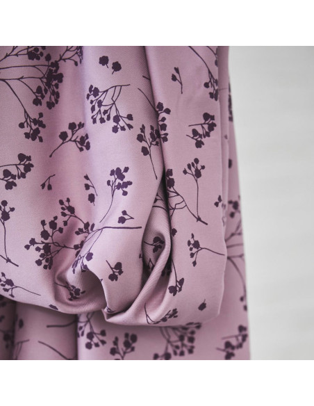 Viscose keperstof - Lila Stengels