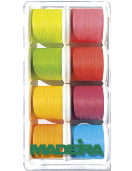 Mini doos met Frosted Matt Madeira borduurgarens