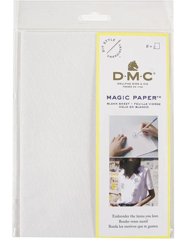 Set van 2 blanco A5 Magic Paper vellen DMC
