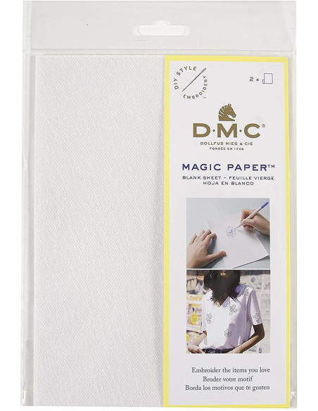 Set van 2 blanco A5 Magic Paper vellen DMC