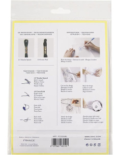 Set van 2 blanco A5 Magic Paper vellen DMC 2
