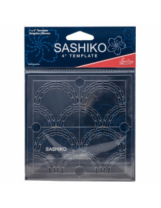 Sjabloon voor sashiko - Golven