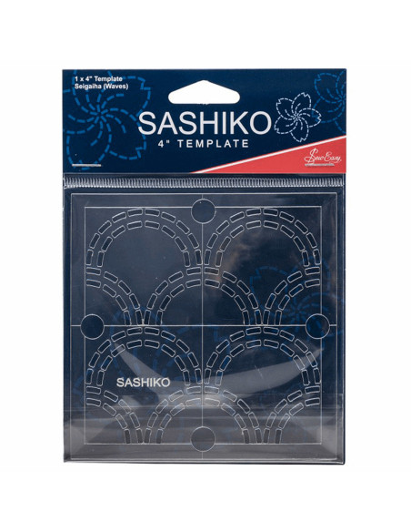 Sjabloon voor sashiko - Golven