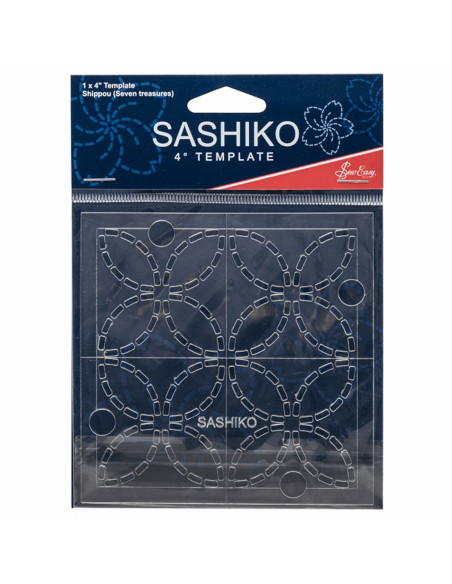 Sjabloon voor sashiko - Zeven schatten