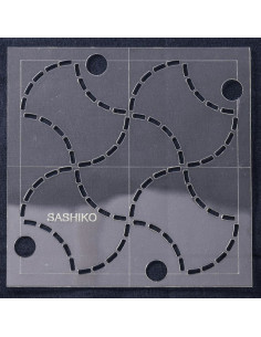 Sjabloon voor sashiko - Fondou 2