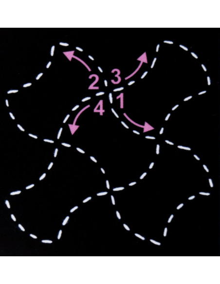 Sjabloon voor sashiko - Fondou