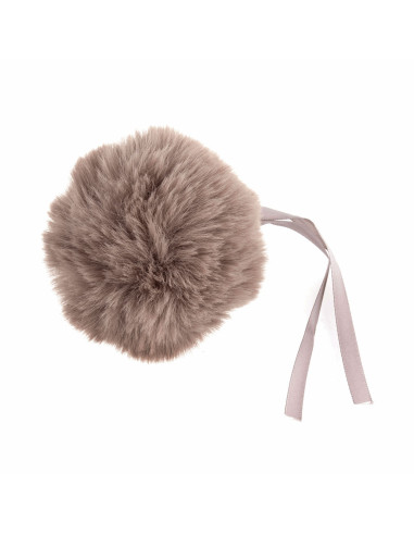 Imitatiebont pompon 11 cm - Nerts
