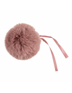 Imitatiebont pompon 11 cm - Oudroze