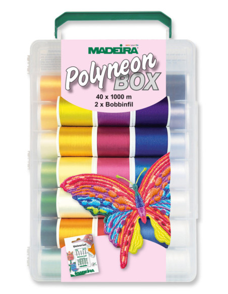 Deluxe Polyneon Madeira borduurgarenset
