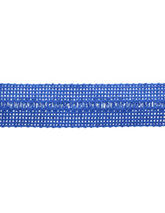 Voorgevouwen acrylvlecht per meter - Koningsblauw